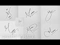 Part 2  how to draw signature like a billionaire for alphabetm