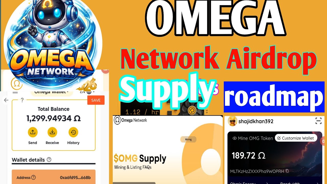 Omega Network Airdrop Update 🔥 Supply, Roadmap & OMG Token Full Details