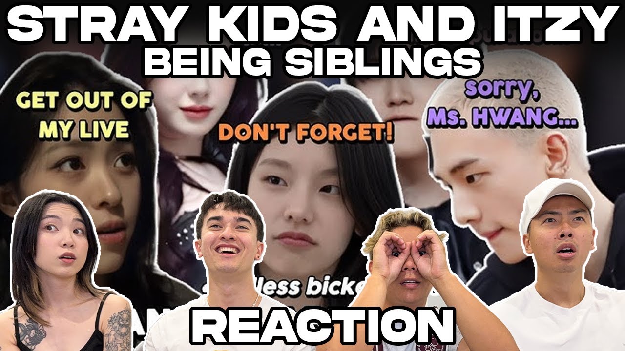 Stray Kids and ITZY being Siblings REACTION!
