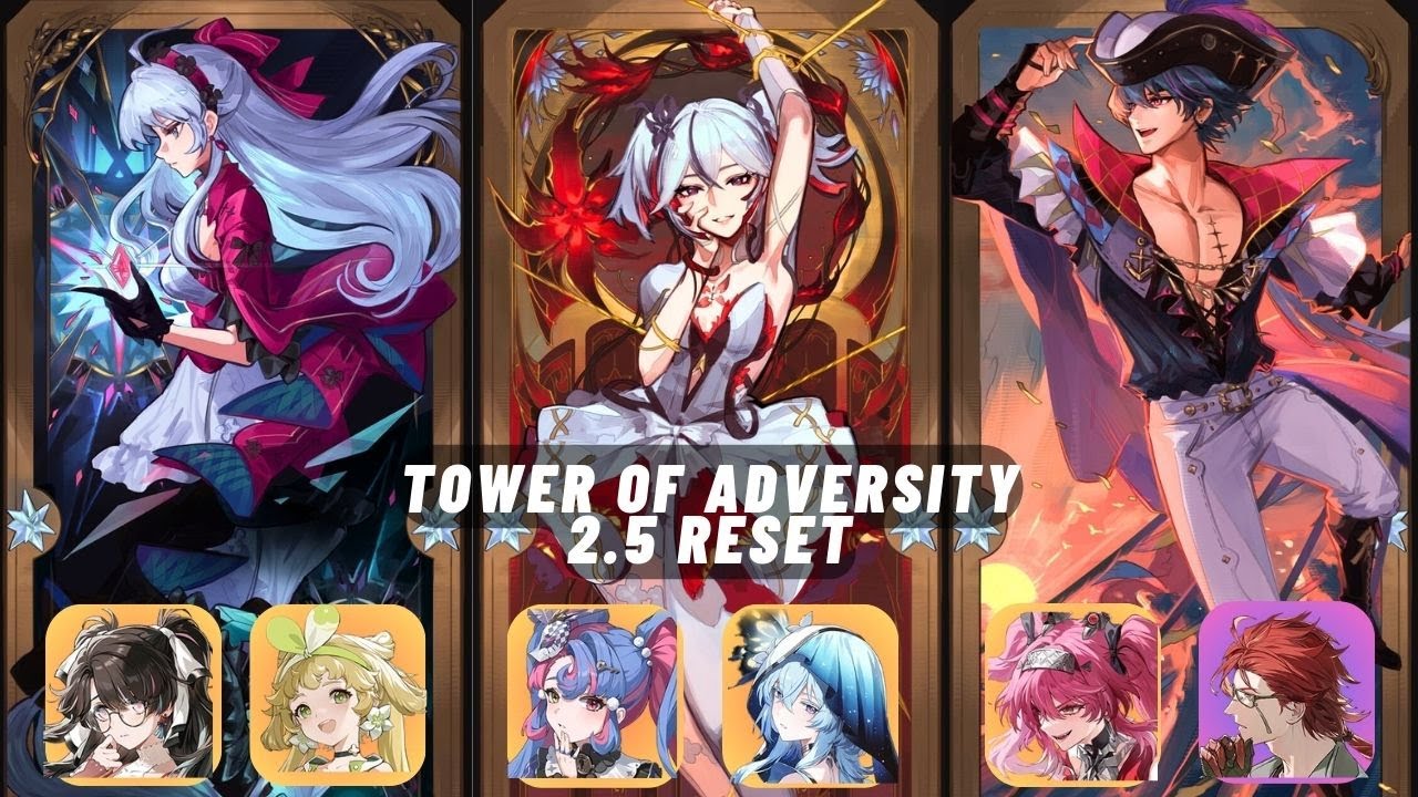 Carlotta, Brant and Camellya dominate the T.O.A Reset. -  Wuthering Waves 2.5