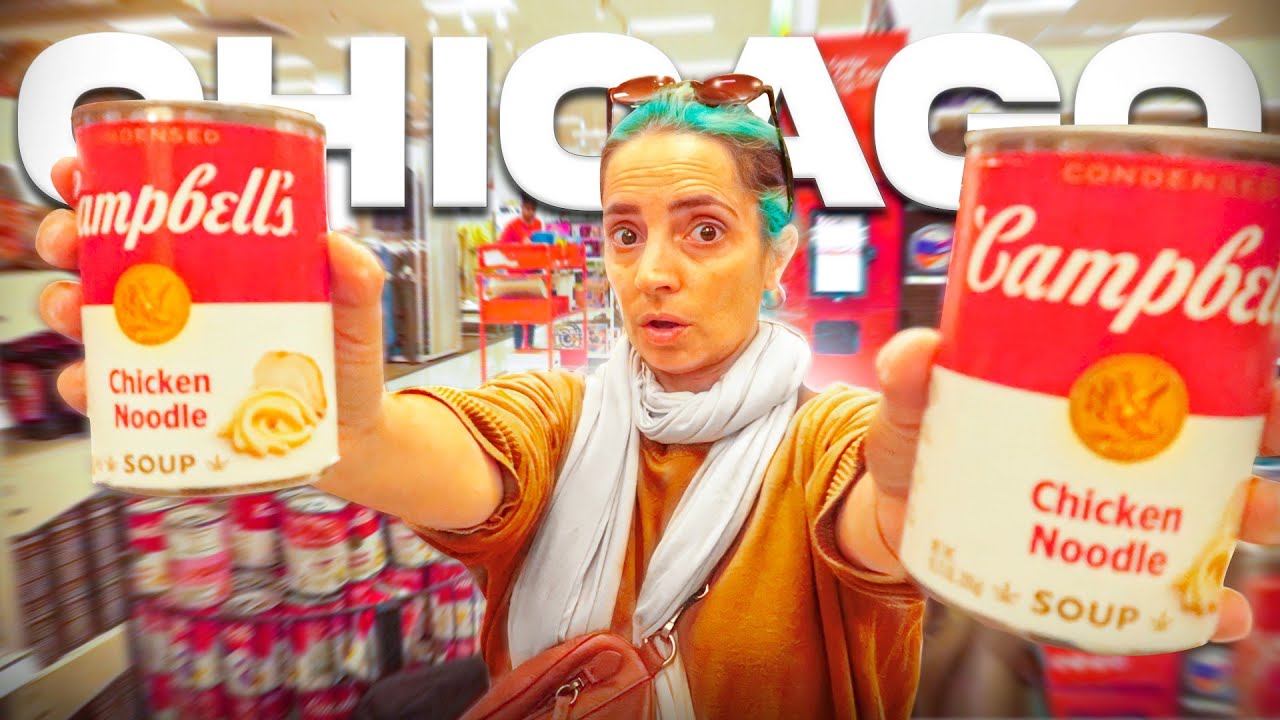 Esto me llamó la atención de un Supermercado en Chicago (con mi Hermano)