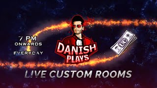 Live Custom Rooms PUBG MOBILE Pakistan | DanishPlays #BackINGAME!