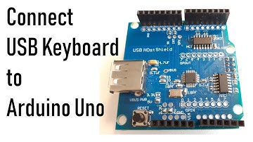 How to connect a USB Keyboard to an Arduino Uno using the USB Host Shield