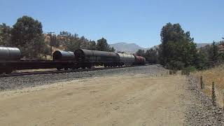 BNSF steel train at Keene, CA