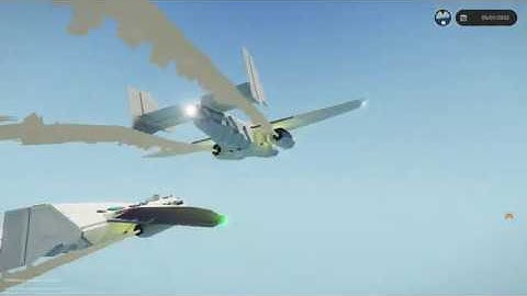 A dangerous demonstration 4000 ft over sea - Stormworks