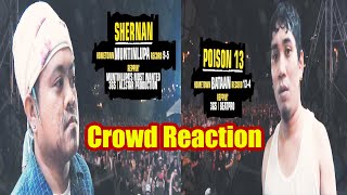 FlipTop - Shernan vs Poison13 @ The FlipTop Festival /CROWD REACTION