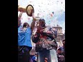 The New York Knicks with the perfect ending to a championship season 🏆