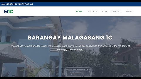 DEMO - BARANGAY INFORMATION MANAGEMENT SYSTEM FOR BARANGAY MALAGASANG 1-C