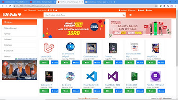 CONTOH WEBSITE TOKO ONLINE || MENGGUNAKAN BOOTSTRAP (WD-PEDIA)