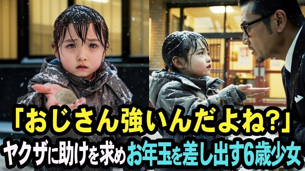 「おじさん、強いんだよね」ヤクザに助けを求め、お年玉を差し出す6歳少女 → 組員全員出動した結果
