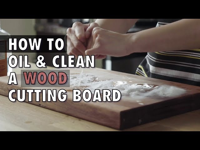Why You Actually Do Need to Oil a Wooden Cutting Board