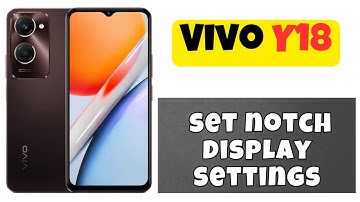 Show or Hide Notch Display Cutout Vivo Y18 || How to set notch display settings || Notch display