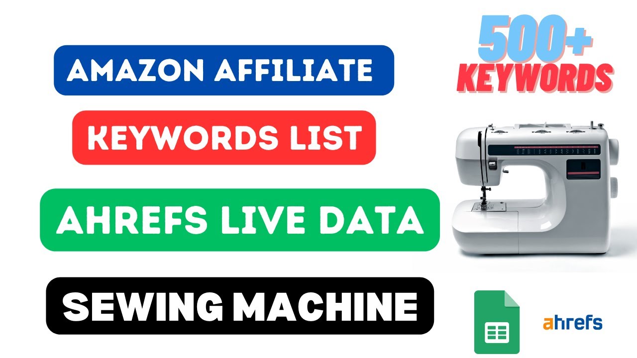 Best 500+ Amazon Affiliate Niches Live DATA from Ahrefs FREE List