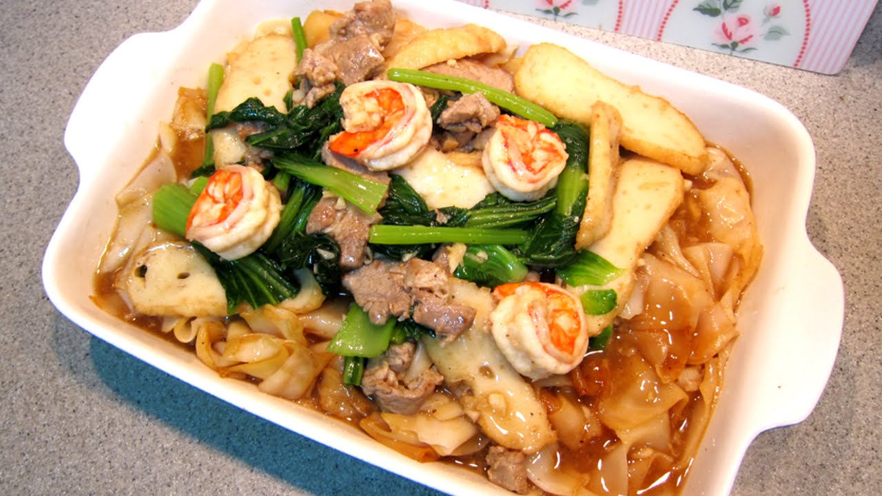 Potluck Idea! Sup Gum Stir Fried Horfun 什锦河粉