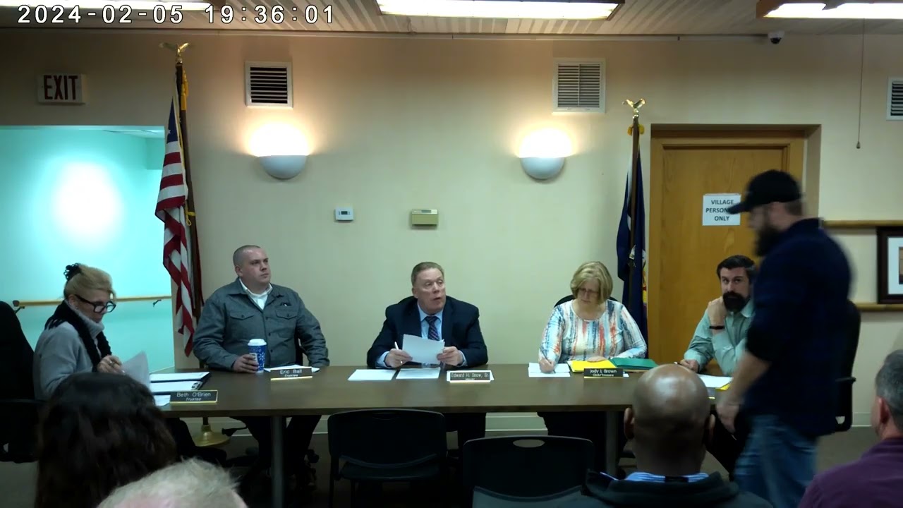 Village of Walton Regular Meeting - January 6th, 2025