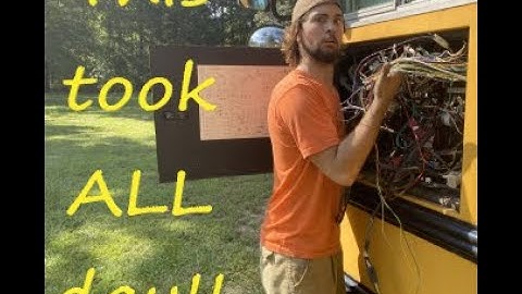Skoolie Conversion Series: Electrical and Wire Removal
