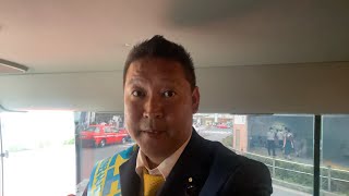 東京都知事選挙演説ホリエモン新党立花孝志錦糸町