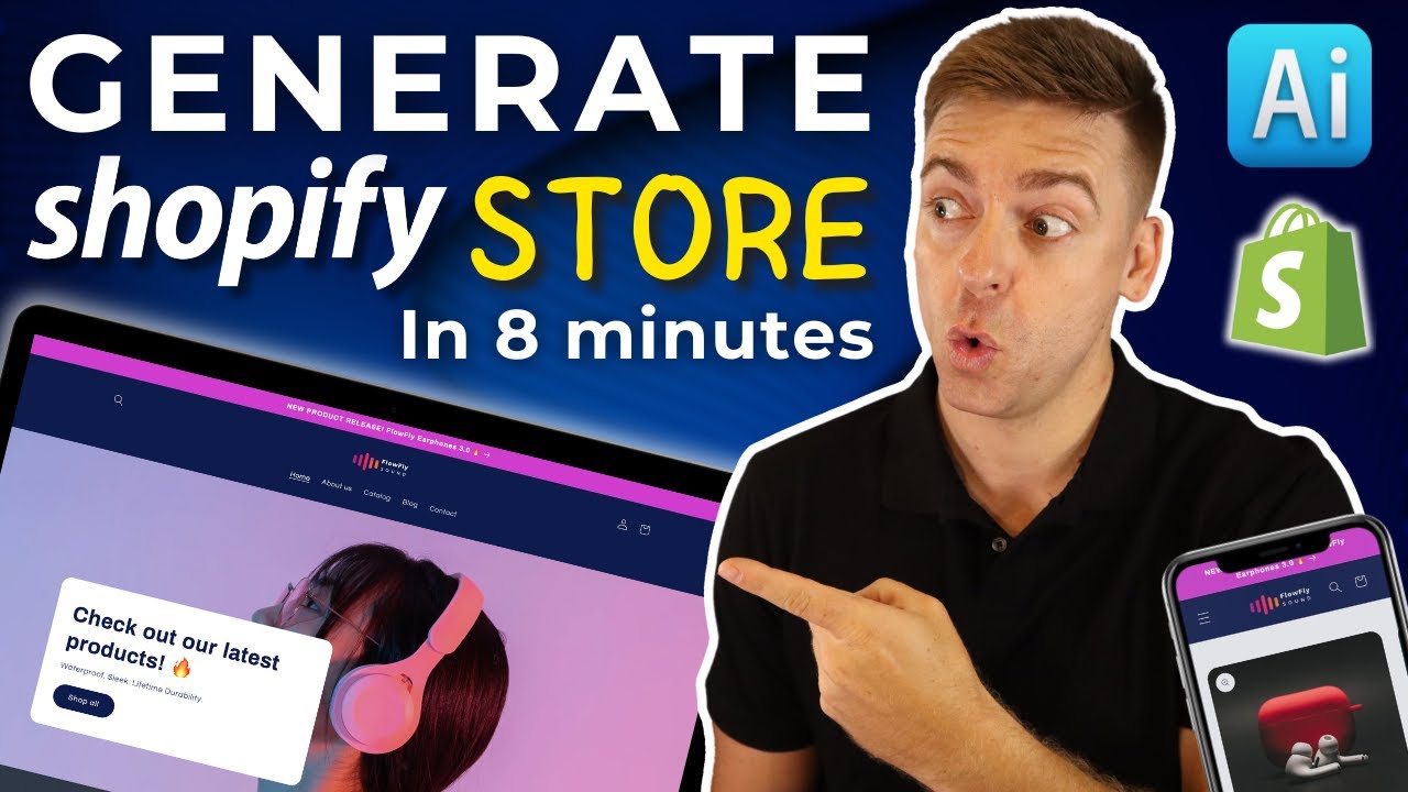 Generate A Shopify Store with AI in 8 minutes (2025)