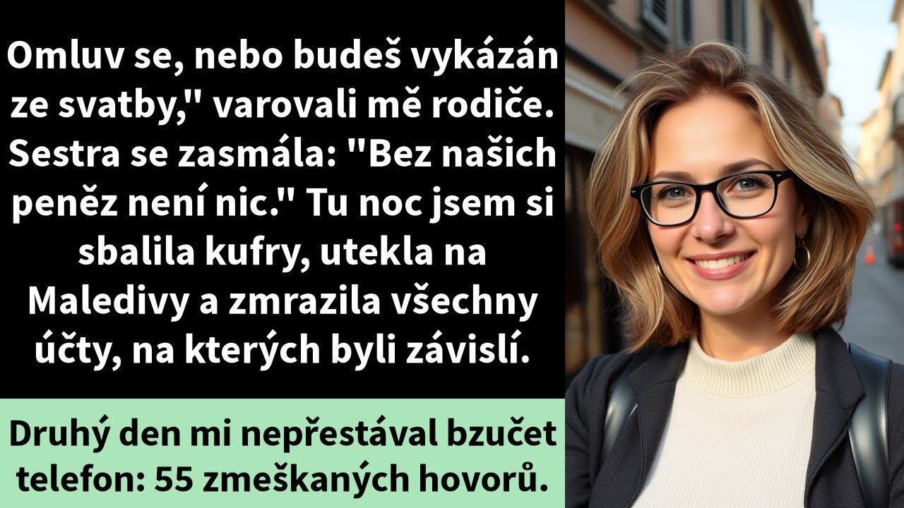 Omluv se, nebo budeš vykázán ze svatby,