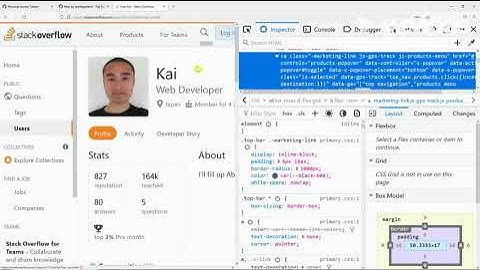 The way to see hover state with Firefox Devtools