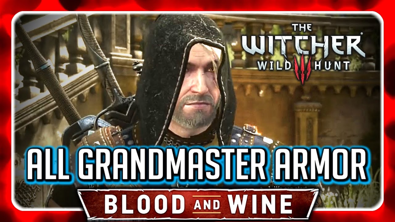 Witcher 3 🌟 All Grandmaster Armors 🌟 Blood and Wine