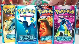 Opening 4 EX Unseen Forces Booster Packs!! - YouTube