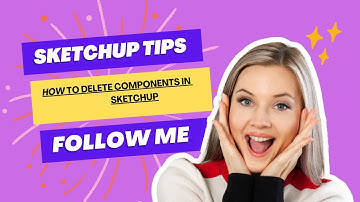 How to delete components on Sketchup