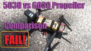 5030 Vs 6030 Propeller Miniquad Comparison Fail