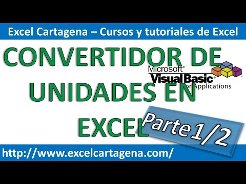 Convertidor de Unidades en Excel - VBA 1/2