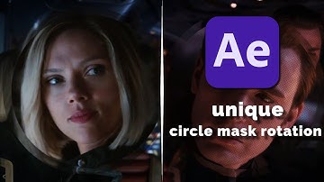 unique circle mask rotation | after effects tutorial