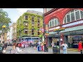 A London Summer Walk on a Humid Afternoon incl. Buckingham Palace &amp; West End Streets | 4K HDR