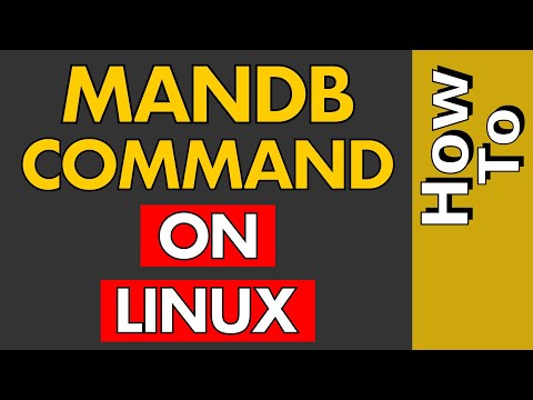 How To: Update and Refresh Cache with mandb Command