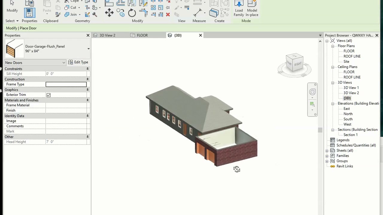 Civil REVIT Garage Doors YouTube
