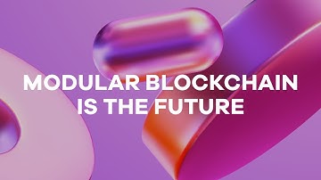 Modular blockchain is the future🚀