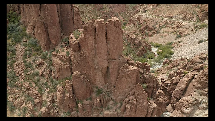 Drone Footage of Rock Climbing at Atlantis, Queen ...