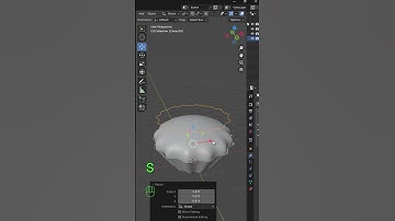 Create Cup Cake in blender. Everyday blender challenge for beginners.  #3dblender #shorts
