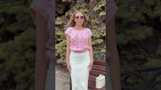 ￼ТОП СПИЦАМИ 🔥 см закреп #юлияимукина #схемывязанияспицами #идеидлявязания