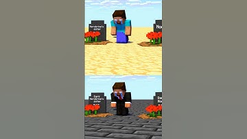 RIP Herobrine & Dark Herobrine Team -  Minecraft Animation #minecraft