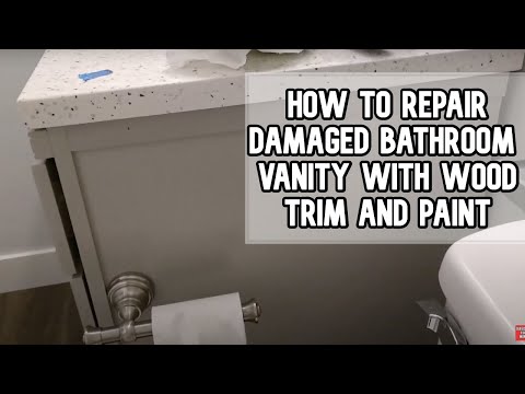 How Do You Repair A Ed Vanity Top, How To Repair Vanity Top