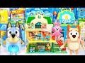 Bluey Toy Collection Unboxing ASMR &amp; Bluey Supermarket Set | Bluey Farmers Market Playset