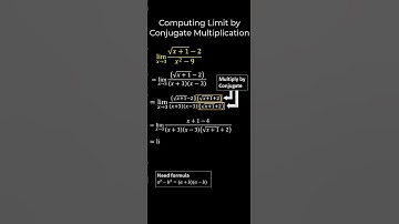 Computing Limit by Conjugate Multiplication