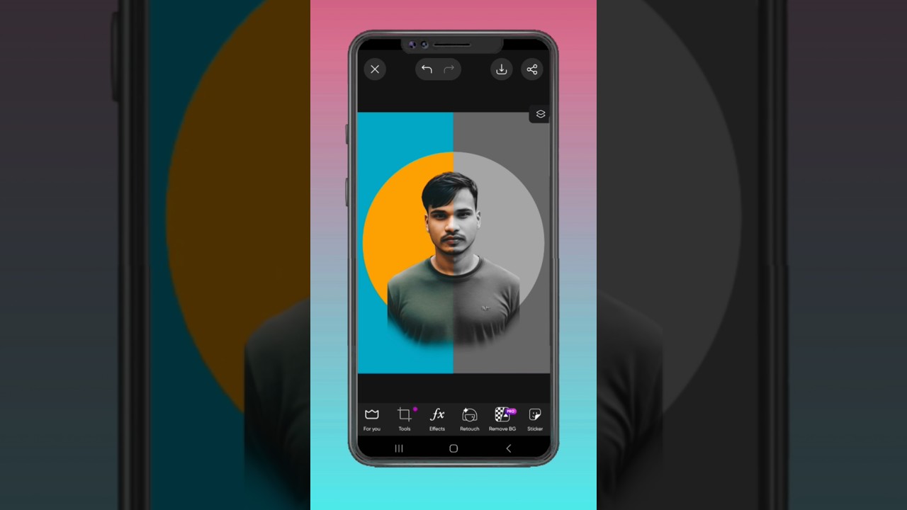 🔥 Multicolor Photo Editing Trick! 🎨✨ | 