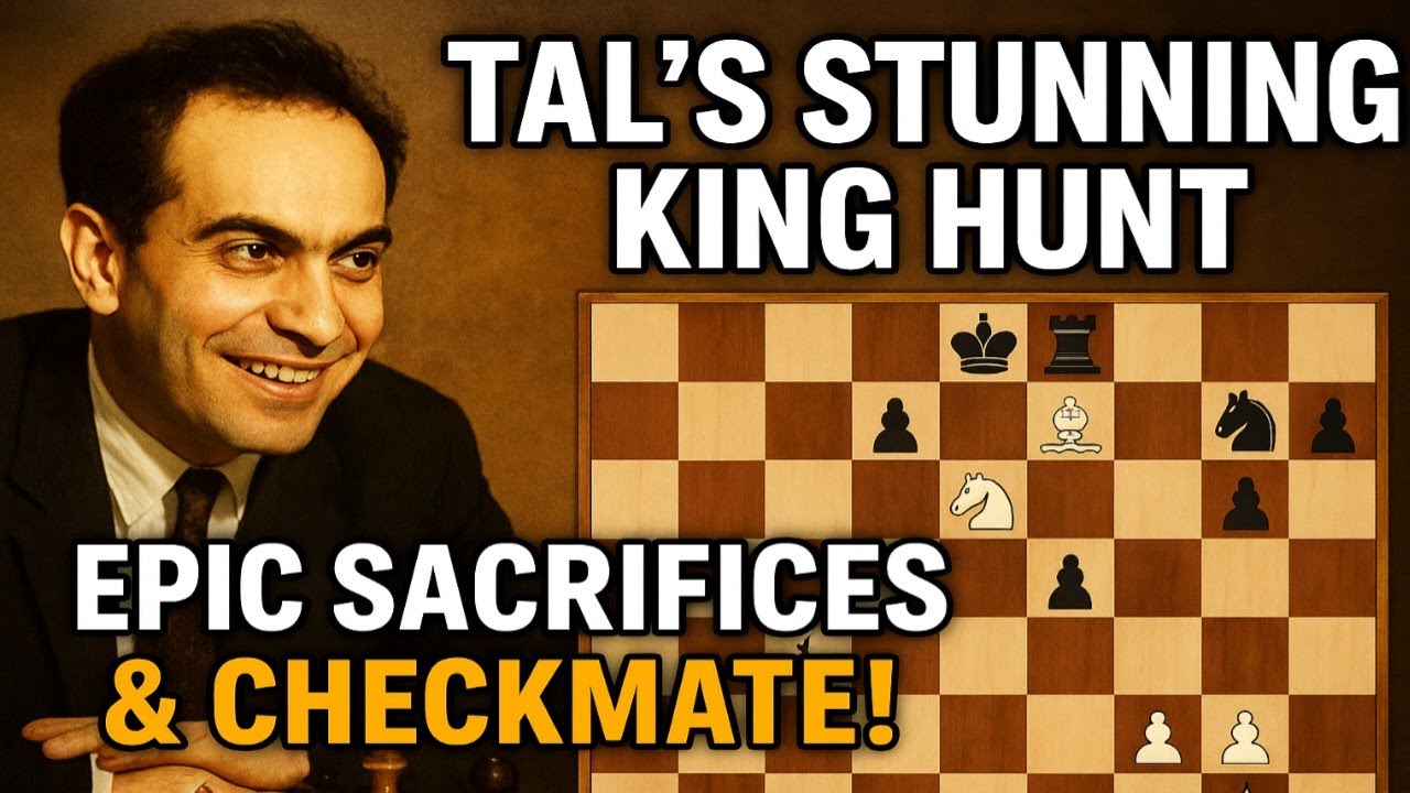 Tal’s Stunning King Hunt: Brilliant Attack & Checkmate!