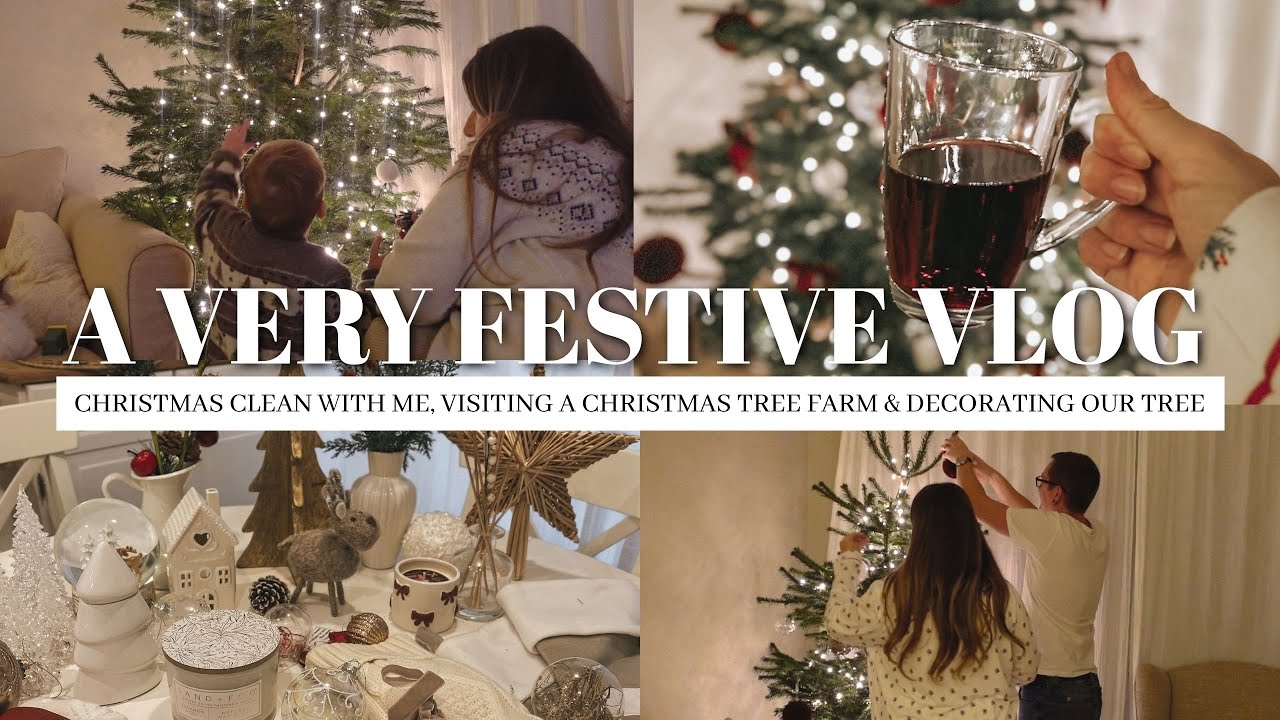 ПОРА!!! 🎄♥️ | Рождественская уборка вместе со мной, посещение фермы рождественских ёлок и украшен...