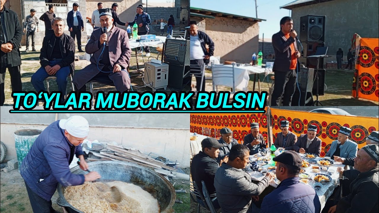 SAMARQAND V NUROBOD TUMANI NURBULOQ SH POʻLATCHI MFY MAXMUDOV SHAVKAT AKA XONADONIDA TOʻYDAMIZ