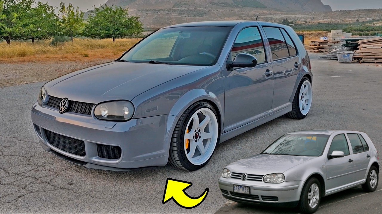 💥de CHATARRA a JOYA 💎 TRANSFORMO por COMPLETO un GOLF MK4 GTI