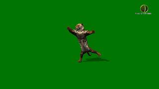 Tiger Dancing 2 Green Screen Hd