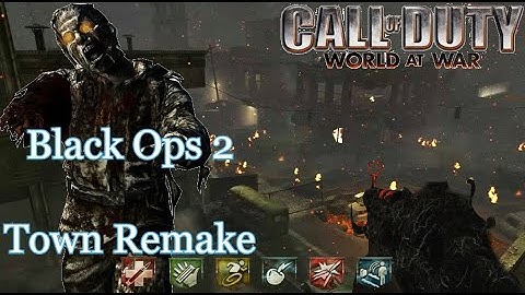 Easter Egg in Black Ops 2 Town Remake World at War CUSTOM ZOMBIES