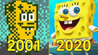 Эволюция игр SpongeBob 2001-2020