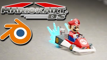 Making 3D Renders of Mario Kart DS